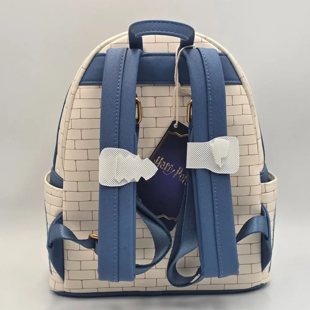 Loungefly Harry Potter Hedwig Hogwarts Stained Glass Mini Backpack New
